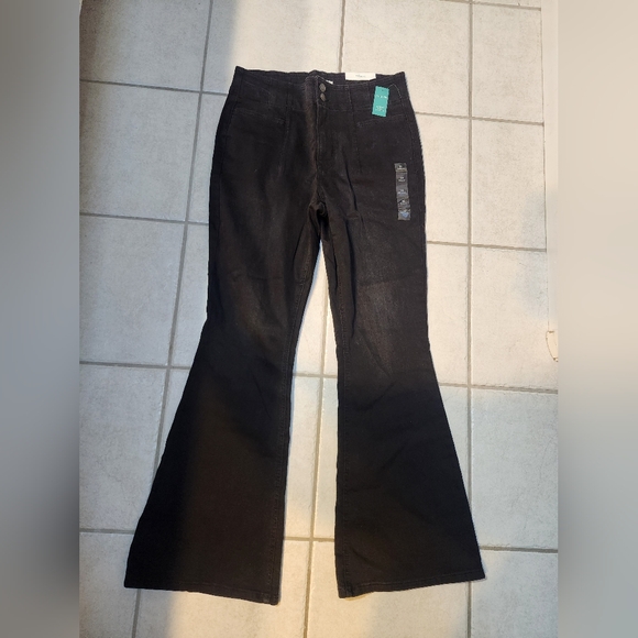 Maurices Black Wide Leg Flare Jeans - Picture 4 of 8